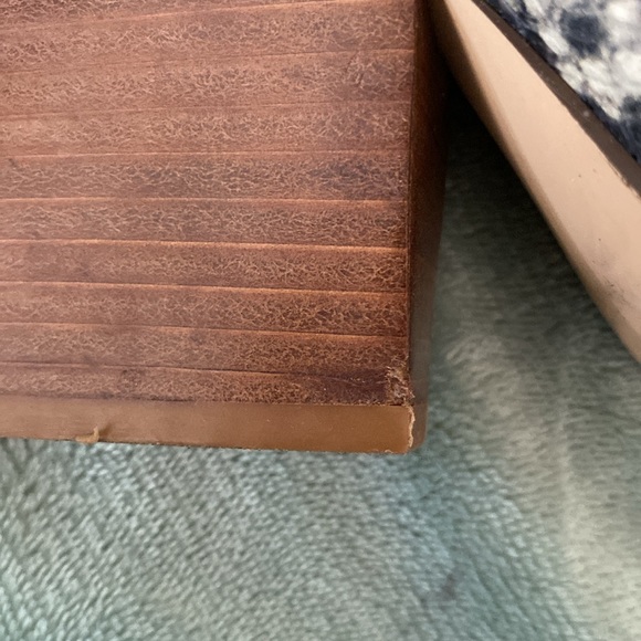 Bleecker & Bond “Kailey” Faux Snake Skin Wedge Leather Booties Women’s Size 8 - Picture 7 of 8